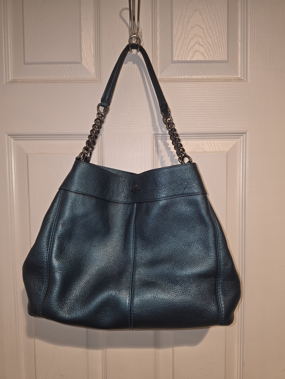 Coach Lexi Metallic Teal